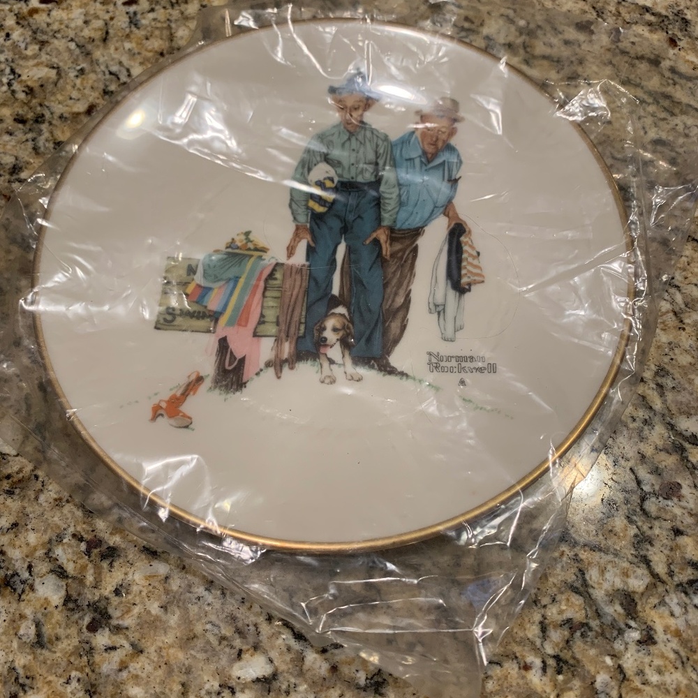 Vintage Norman Rockwell NWT 1984 Four Seasons Series Spring Sweet Surprise
